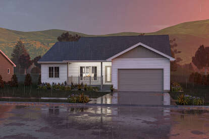 Country House Plan #963-01118 Elevation Photo