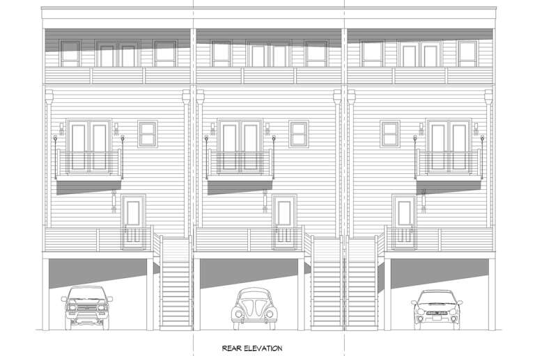 Modern Triplex Plan - 2,133 Square Feet, 3 Bedrooms, 3.5 Bathrooms ...