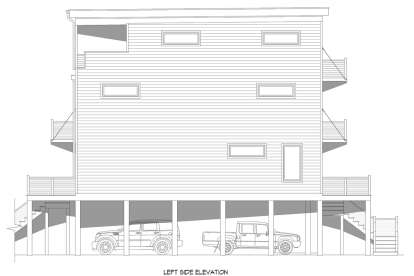 Modern House Plan #940-01249 Elevation Photo