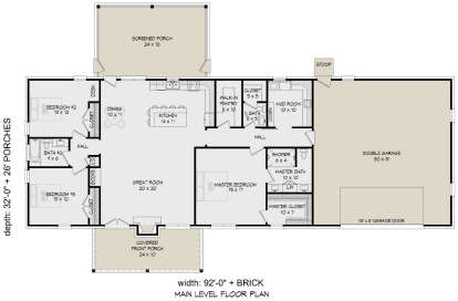 Main Floor  for House Plan #940-01250