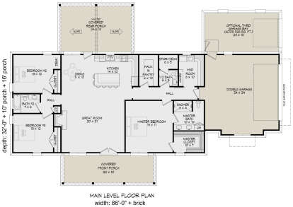Main Floor  for House Plan #940-01252