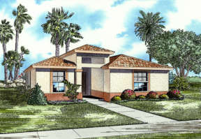 Ranch House Plan #168-00016 Elevation Photo