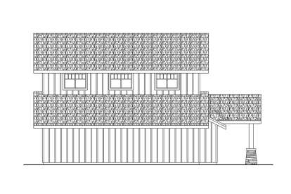 Barn House Plan #035-01125 Elevation Photo