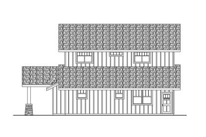 Barn House Plan #035-01125 Elevation Photo