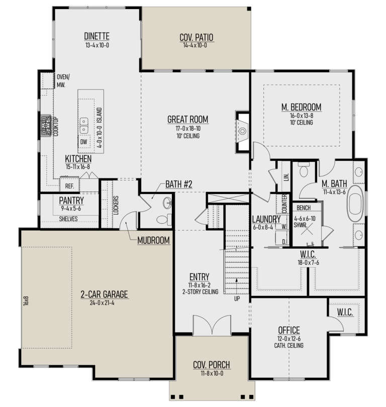 House Plan House Plan #32616 Drawing 1