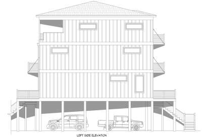 Modern House Plan #940-01255 Elevation Photo