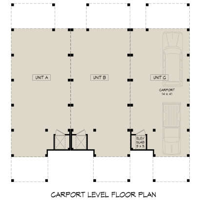 Garage Floor for House Plan #940-01255