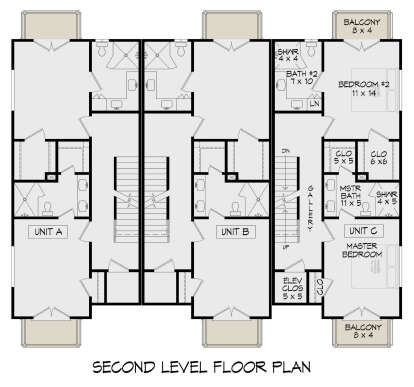 Second Floor for House Plan #940-01255