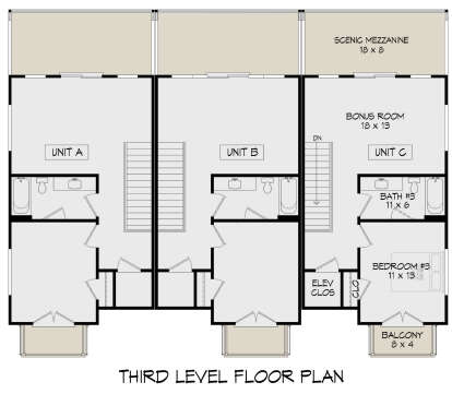 Third Floor for House Plan #940-01255