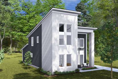 Modern House Plan #4848-00452 Elevation Photo