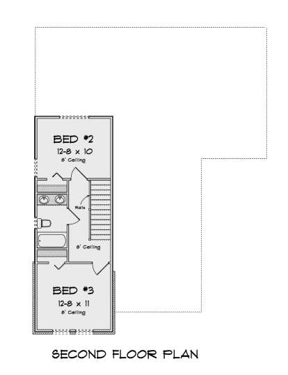 Second Floor for House Plan #4848-00453