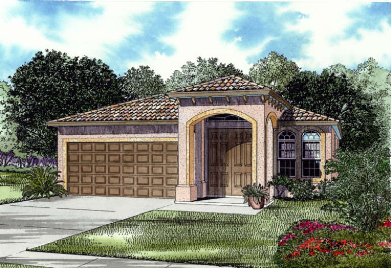 Ranch House Plan #168-00017 Elevation Photo