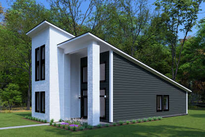 Modern House Plan #4848-00454 Elevation Photo