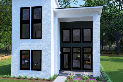 Modern House Plan #4848-00454 Elevation Photo