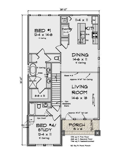 Main Floor  for House Plan #4848-00454