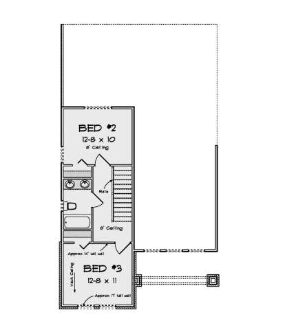 Second Floor for House Plan #4848-00454