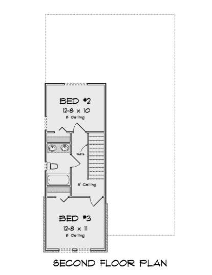 Second Floor for House Plan #4848-00455