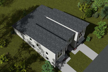 Modern House Plan #4848-00456 Elevation Photo