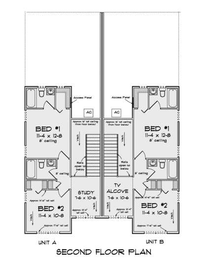 Second Floor for House Plan #4848-00456