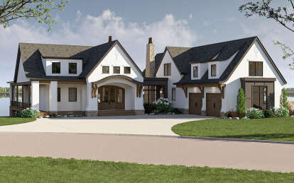 European House Plan #963-01119 Elevation Photo