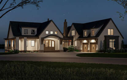 European House Plan #963-01119 Elevation Photo