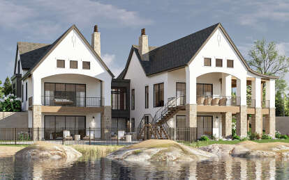 European House Plan #963-01119 Elevation Photo