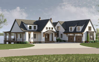 European House Plan #963-01119 Elevation Photo