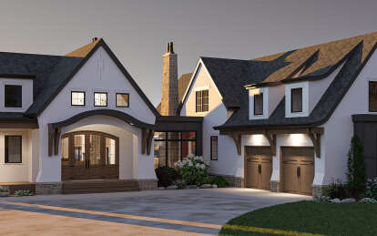 European House Plan #963-01119 Elevation Photo