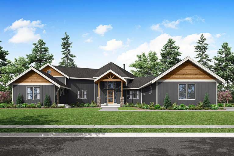 House Plan House Plan #32625 Front Elevation 