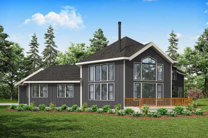 Craftsman House Plan #035-01127 Elevation Photo
