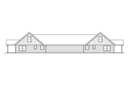 Craftsman House Plan #035-01128 Elevation Photo