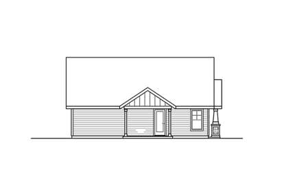 Craftsman House Plan #035-01128 Elevation Photo
