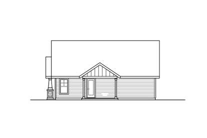 Craftsman House Plan #035-01128 Elevation Photo