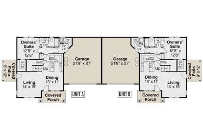 Main Floor  for House Plan #035-01128