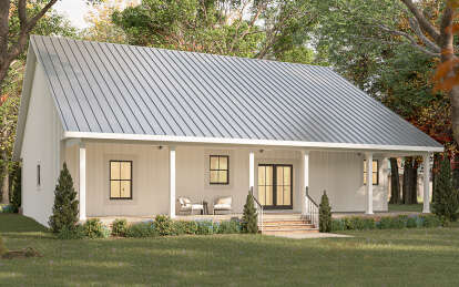 Modern Farmhouse House Plan #1776-00152 Elevation Photo
