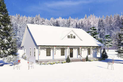 Modern Farmhouse House Plan #1776-00152 Elevation Photo