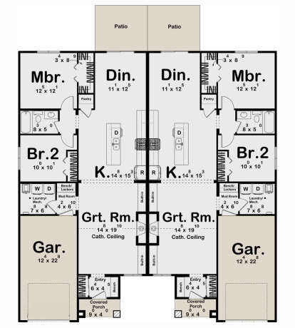 Main Floor  for House Plan #963-01120