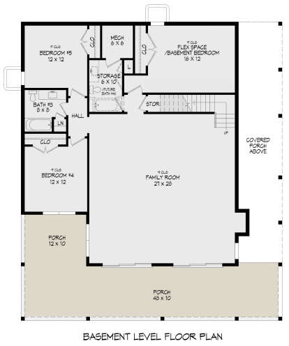 Basement for House Plan #940-01256