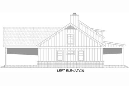 Modern Farmhouse House Plan #940-01257 Elevation Photo