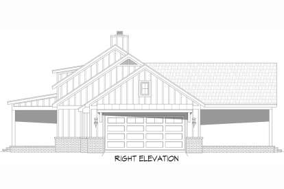 Modern Farmhouse House Plan #940-01257 Elevation Photo
