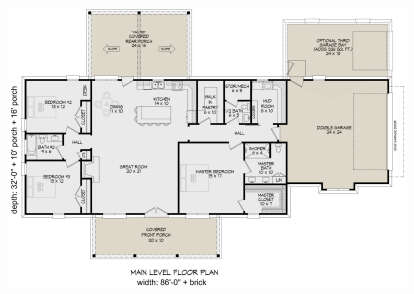 Main Floor  for House Plan #940-01257