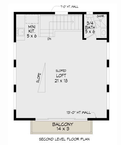 Second Floor for House Plan #940-01258