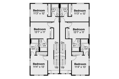 Second Floor for House Plan #035-01129