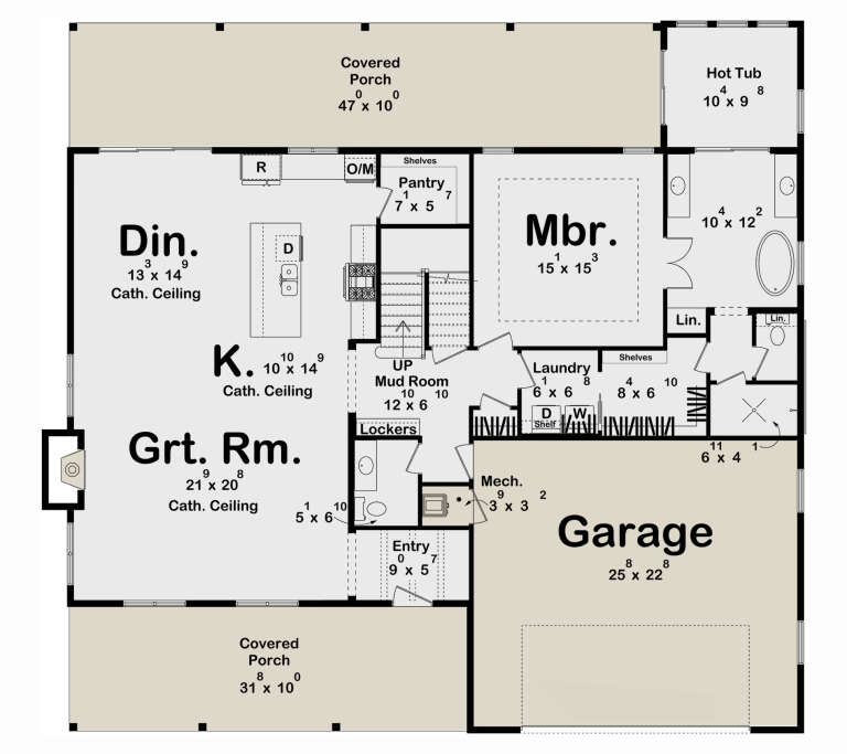 House Plan House Plan #32634 Drawing 1