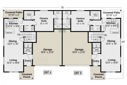 Main Floor  for House Plan #035-01130