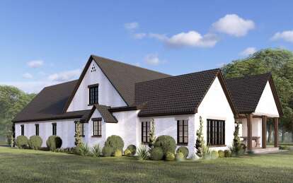 French Country House Plan #8318-00416 Elevation Photo