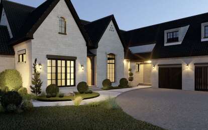 French Country House Plan #8318-00416 Elevation Photo