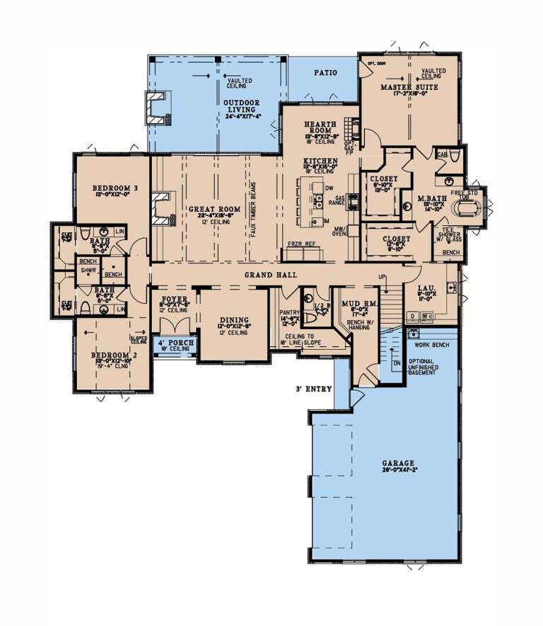 House Plan House Plan #32636 Drawing 1