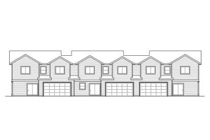 Craftsman House Plan #035-01131 Elevation Photo
