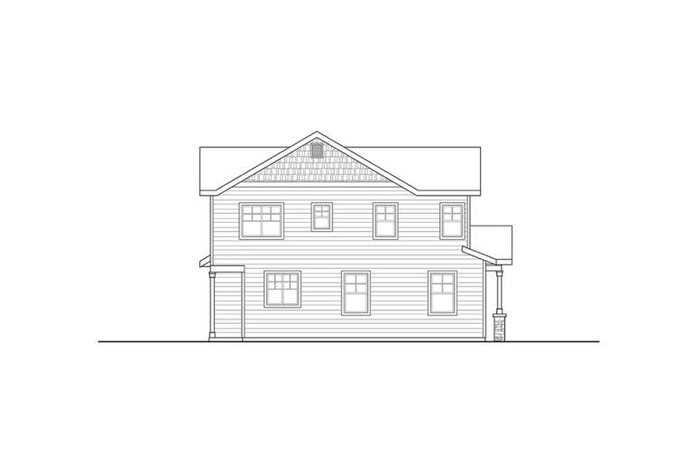 Craftsman Triplex Plan - 1,630 Square Feet, 3 Bedrooms, 2.5 Bathrooms ...
